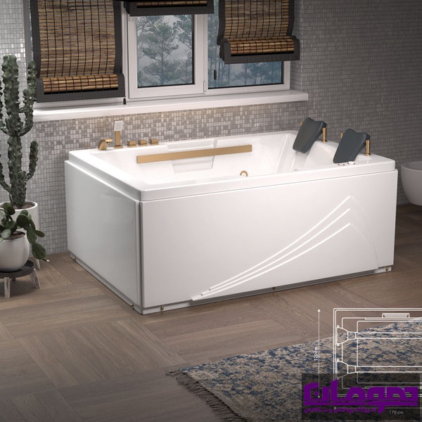 جکوزی دو نفره هومان - مدل آویداکد HOU260